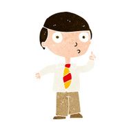Cartoon School Boy N23
