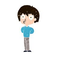 cartoon impressed boy N9