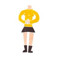 cartoon female body (add photos or mix and match cartoons) N229