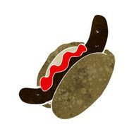 cartoon hotdog N16