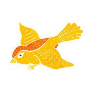 cartoon flying bird N23
