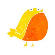 cartoon fat bird N27