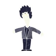 cartoon vampire man N109