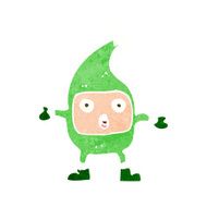cartoon funny christmas creature N25