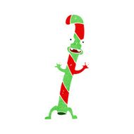 Cartoon Dancing Christmas Candy Cane N17