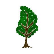 Cartoon Tree N166