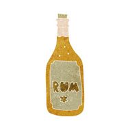 Cartoon Rum Bottle N14