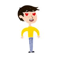 cartoon man in love N32