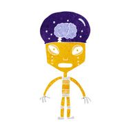 cartoon weird robot N10