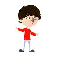 cartoon curious man N66