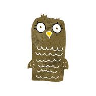 Cartoon Owl N135