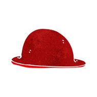 cartoon red bowler hat N8