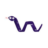 funny cartoon snake N54