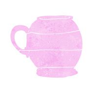 cartoon old style mug N10