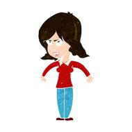 cartoon mean woman N12