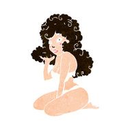 cartoon pin up girl N9