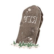 cartoon spooky grave N57