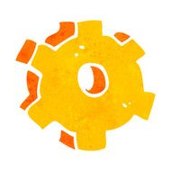 cartoon cog symbol N9