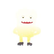cartoon tooth looking smug N14