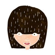 cartoon staring woman N37