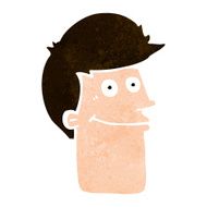 cartoon smiling man N26