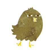 funny cartoon bird N164