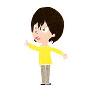 cartoon woman arguing N10