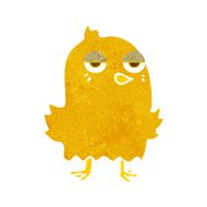 cartoon bored bird N10