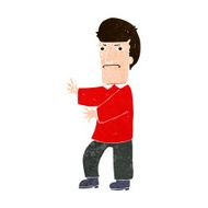 cartoon grumpy man N20