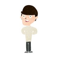 cartoon happy man N441