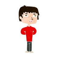 cartoon unhappy man N18