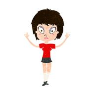cartoon pretty girl N100