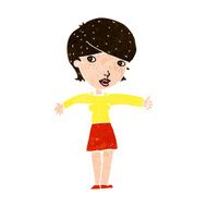 cartoon woman giving thumbs up symbol N64