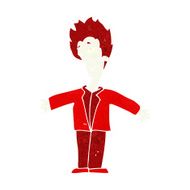 cartoon happy vampire N37