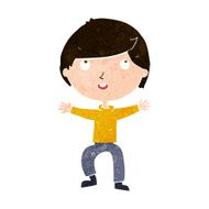 cartoon happy boy N227