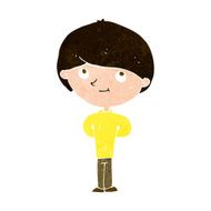 cartoon happy boy N228