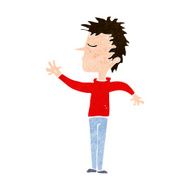 cartoon dismissive man N10