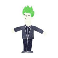 cartoon happy vampire N39