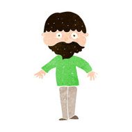 cartoon happy man N444