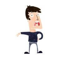 cartoon complaining man N10