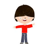 cartoon happy boy N231