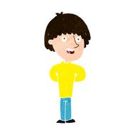 cartoon happy man N450