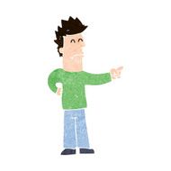 Cartoon Man Pointing N201