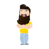 cartoon proud man N29