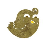 cartoon funny bird N12