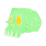 cartoon spooky skull N160