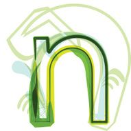 Green letter N7