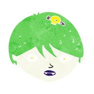 cartoon vampire face N35