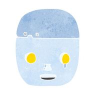 cartoon robot head N71