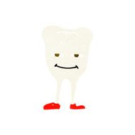 cartoon smiling tooth N9